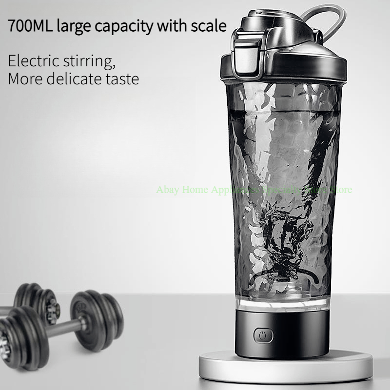 Nutrition And Fitness - 700ML Rechargeable Electric Mixing Shaker Bottle