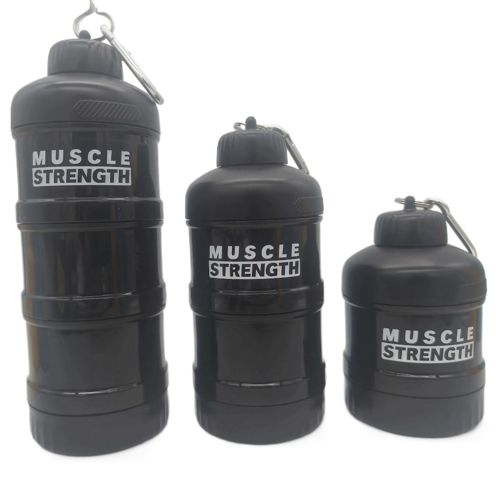 Whey Protein Isolate - 1/2/3-layer Portable Protein Powder Box with