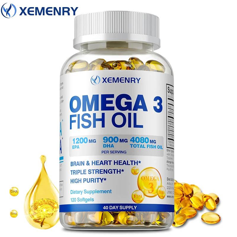 Omega 3 Fish Oil - Omega-3 Fish Oil - Enhance Memory,