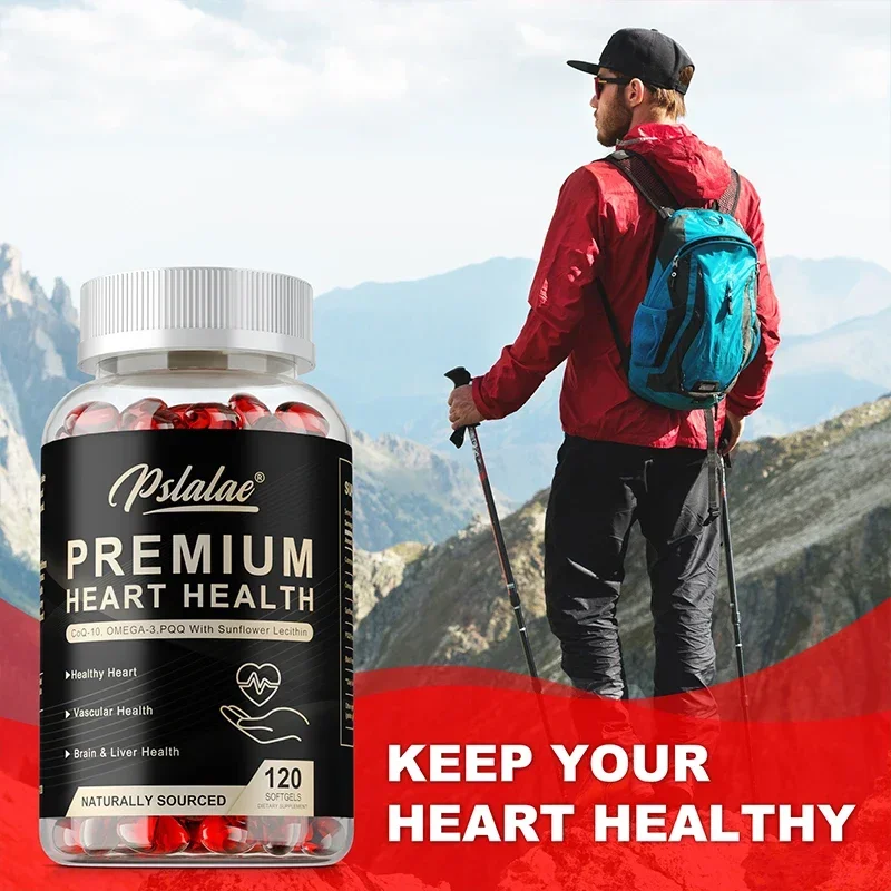 Premium Heart Health - Support - Omega 3 Fish Oil review and price