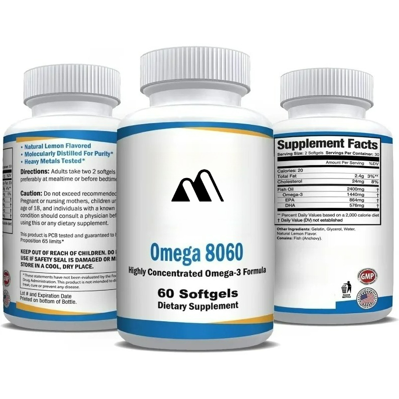 Omega 8060 2400mg Omega 3 Fish - Omega 3 Fish Oil review and price