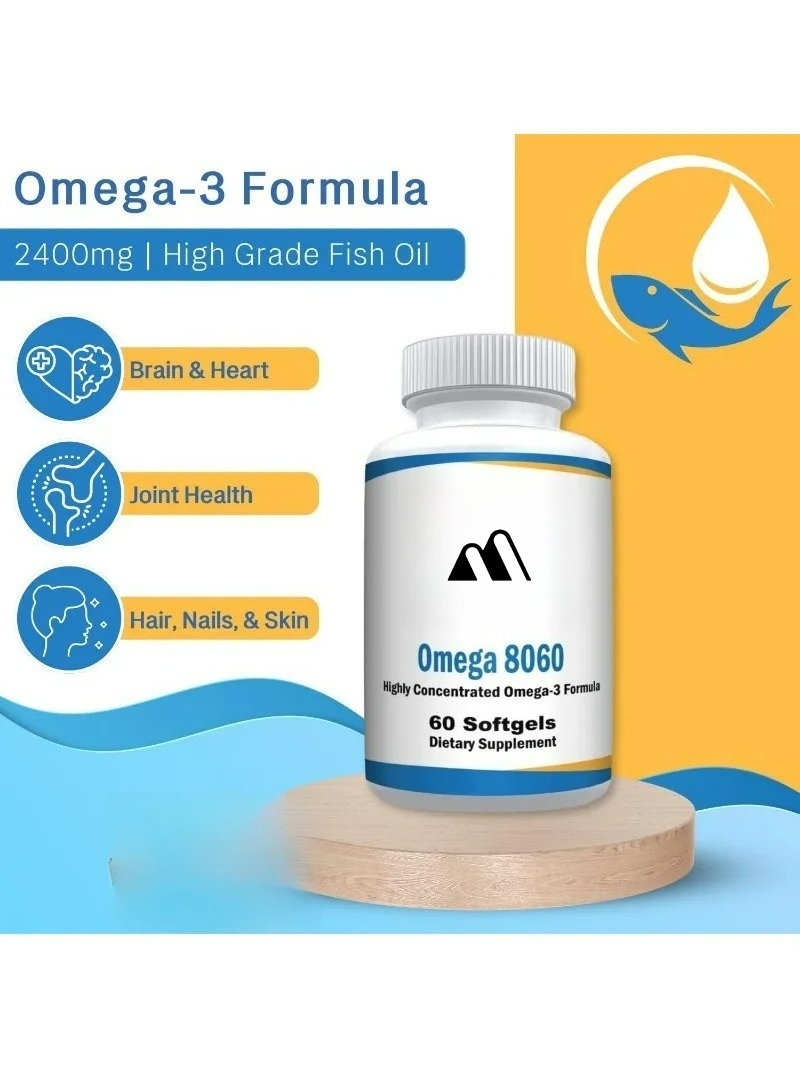 Omega 8060 2400mg Omega 3 Fish - Omega 3 Fish Oil review and price