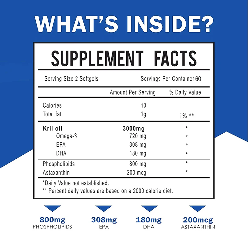 Antarctic Krill Oil 3000mg - O - Omega 3 Fish Oil review and price