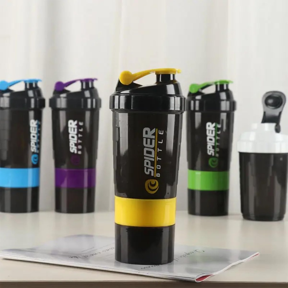 3 Layers Shaker Protein Bottle - Whey Protein Isolate review and price